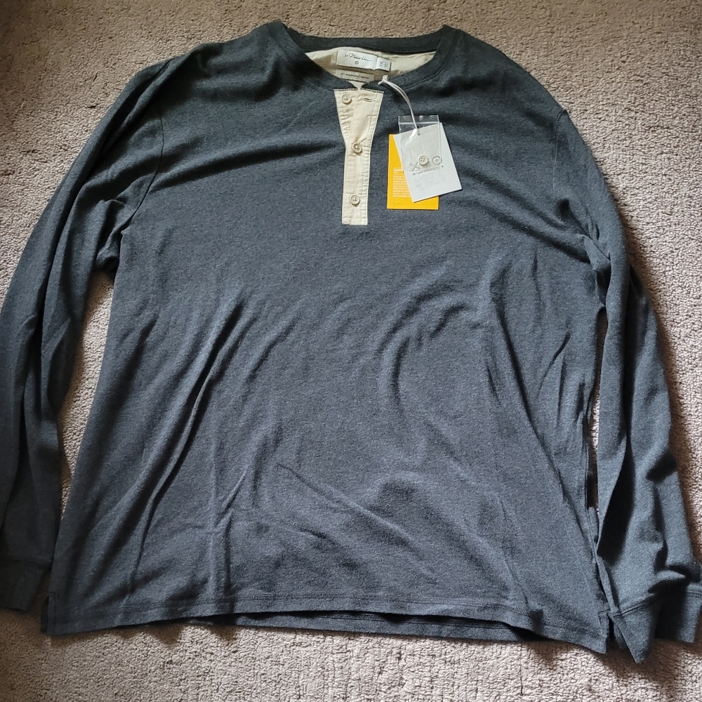 PHILLIP LIM 3.1 Gray Long Sleeve Henley shirt Target 20th Anniversary size XXL